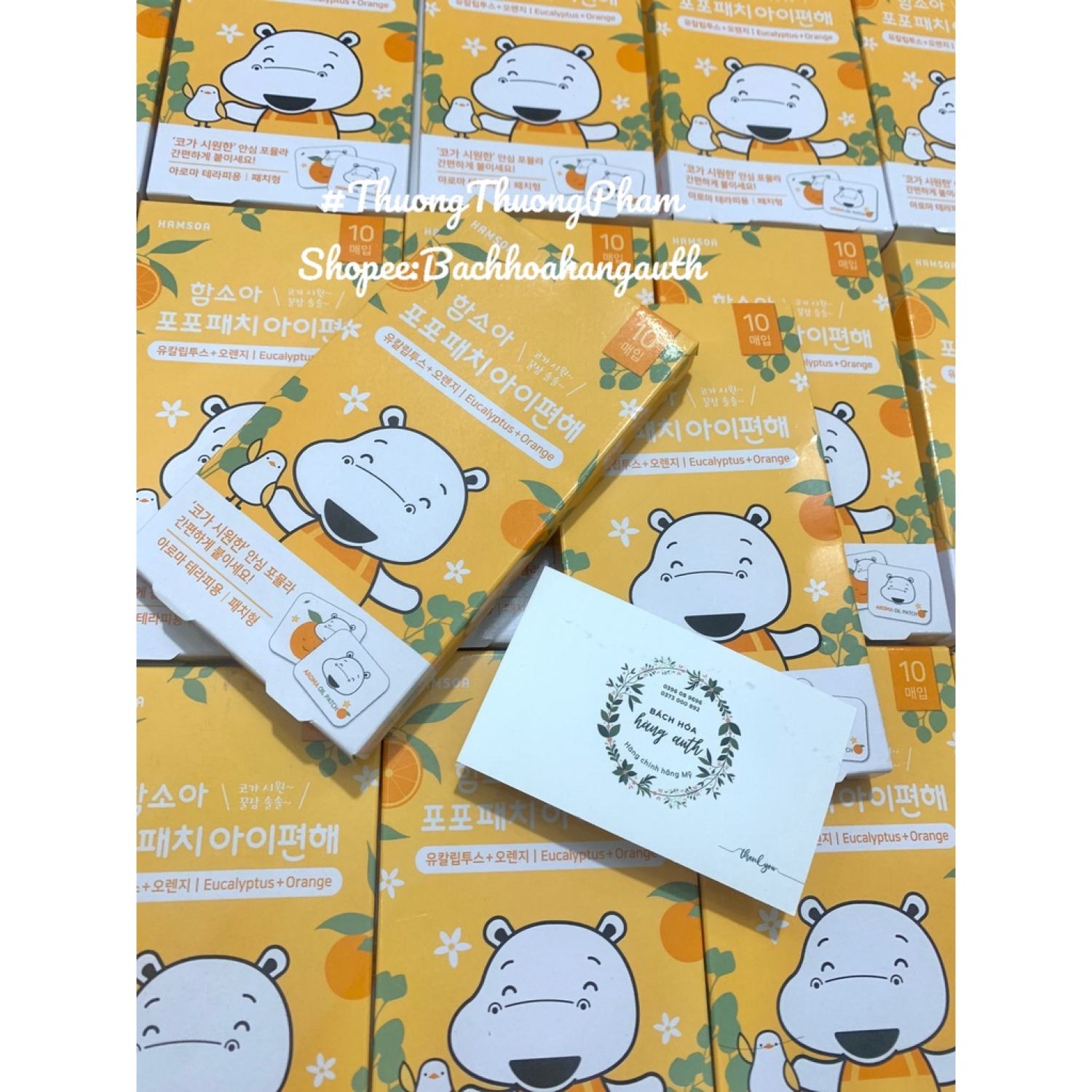 Miếng dán nghẹt mũi , thông mũi Hamsoa