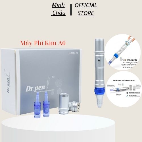 Máy phi kim, máy lăn kim cấy tảo cấy phấn Dr Pen A6 bảo hành 6 tháng