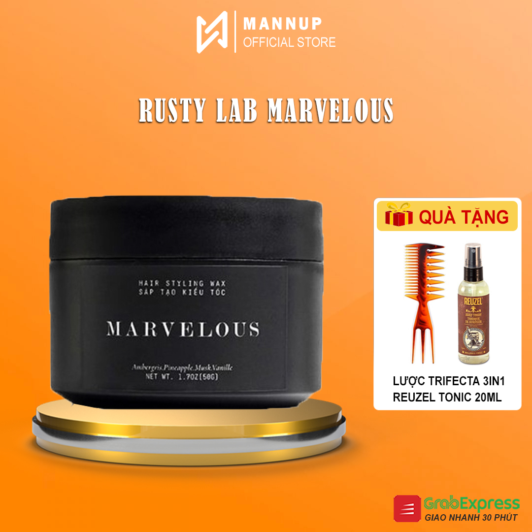 Sáp Vuốt Tóc Marvelous Matte Paste 50g - Rusty Lab