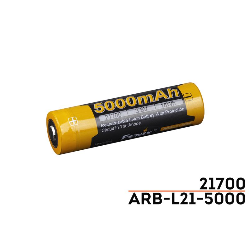 (01 viên) Pin sạc Fenix 21700 - ARB - L21-5000 - 5000 mAh