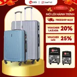 Combo of 2 Aber Brand Travel Suitcases Mhl010: Abs Plastic Limits Scratches