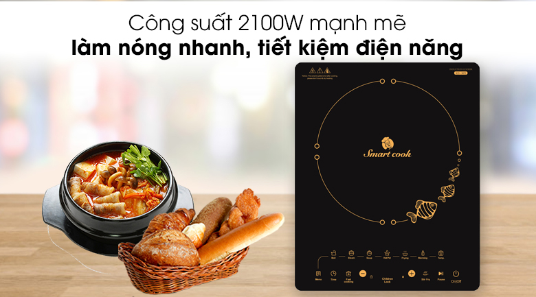 Bếp từ đơn elmich smartcook ics-3872
