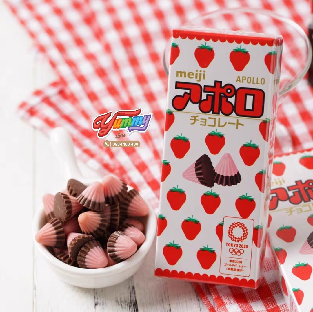Chocolate Apollo Meiji Nhật Bản
