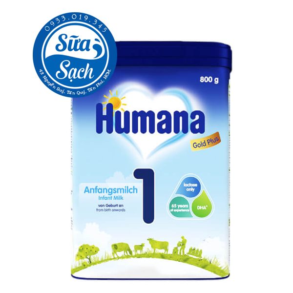 [HCM]Sữa Humana Gold số 1 0-6 tháng  mẫu mới