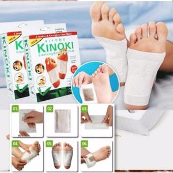 Bộ 10 miếng dán giải độc massage chân Kinoki cao cấp ( Có clip ) - Huy Tưởng  