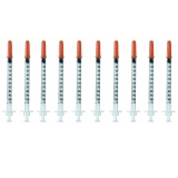 Bơm tiêm Insulin Cho Người Bệnh Tiểu Đường 100 i.u (1ml) - Bộ 10 Ống