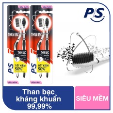 Giá Sốc Bộ 2 bàn chải đánh răng P/S Than hoạt tính cặp đôi  