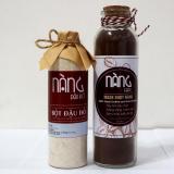 Bộ 2 bột đậu đỏ 200gr và bột cafe tẩy tế bào chết 300gr