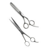 [HCM]bộ 2 kéo cắt và tỉa tóc thép không gỉ AC01