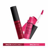 Bộ 2 son kem NYX Professional Makeup Soft Matte Lipcream Monte Carlo & Paris