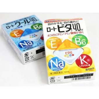 Bộ 2 Thuốc nhỏ mắt Vitamin 40α 12ml Nhật Bản  