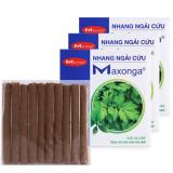 Bộ 3 hộp nhang máy cứu ngải Maxonga