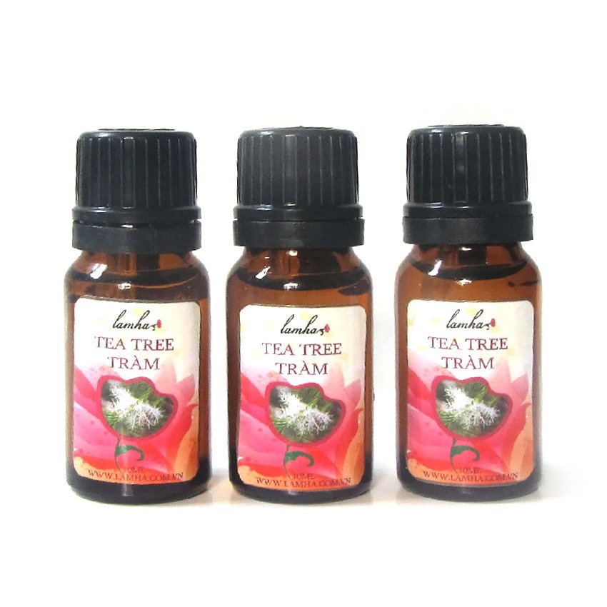 Hình ảnh Bộ 3 lọ tinh dầu tràm trà LAMHA 10ml