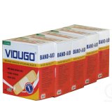 Bộ 5 hộp Băng keo cá nhân Vidugo đỏ hộp 100 miếng