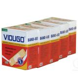 Bộ 5 hộp Băng keo cá nhân Vidugo đỏ hộp 100 miếng