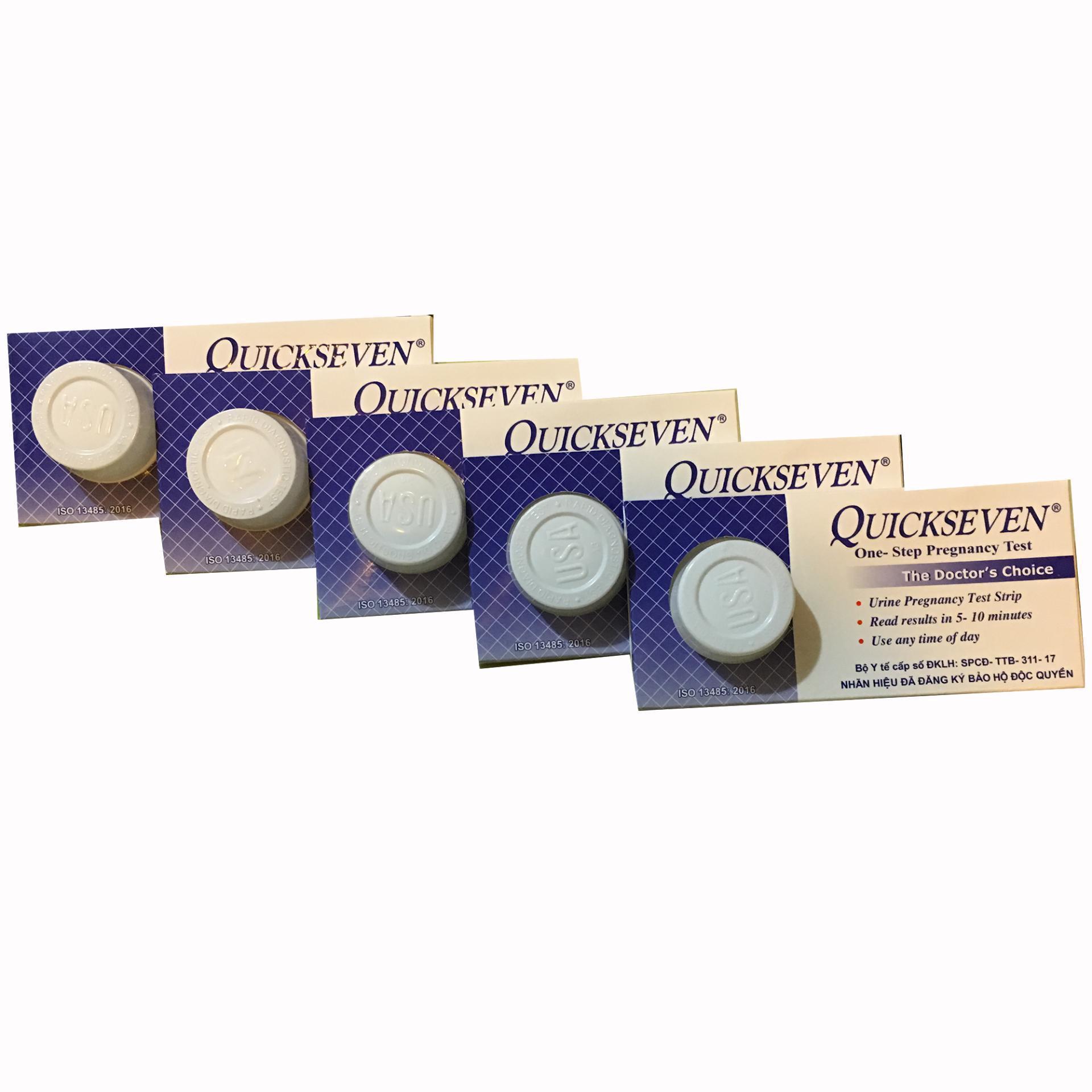 Bộ 5 que thử thai quickseven