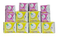 Combo sanitary napkin day use and daily use Belle Flora