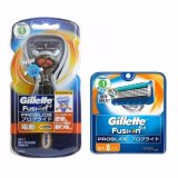 Bộ dao cạo râu chạy pin và vỉ 8 lưỡi dao cạo Râu Gillette Fusion Proglide 5+1