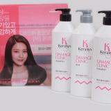 Bộ dầu gội, xả kerasys damage clinic phục hồi tóc hư tổn 600ml x 3