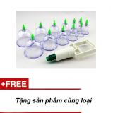 Bộ giác hơi không dùng lửa 12 ống + Tặng bộ giác hơi cùng loại