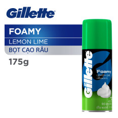 Giá Sốc Bột cạo râu hương chanh Gillette Foamy Lemon Lime 175g  