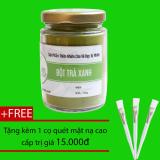 Bột trà xanh nguyên chất trị mụn + Tặng cọ quét mặt nạ cao cấp