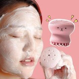 Cọ Rửa Mặt Bạch Tuộc Tạo Bọt Xốp Rửa Sạch Massage Lỗ Chân Lông Tẩy Tế Bào Chết Từ Sillicone Etude House