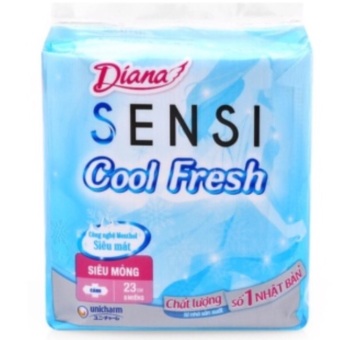 Combo 12 Gói BVS Diana Sensi Cool Fresh( Có Cánh)  