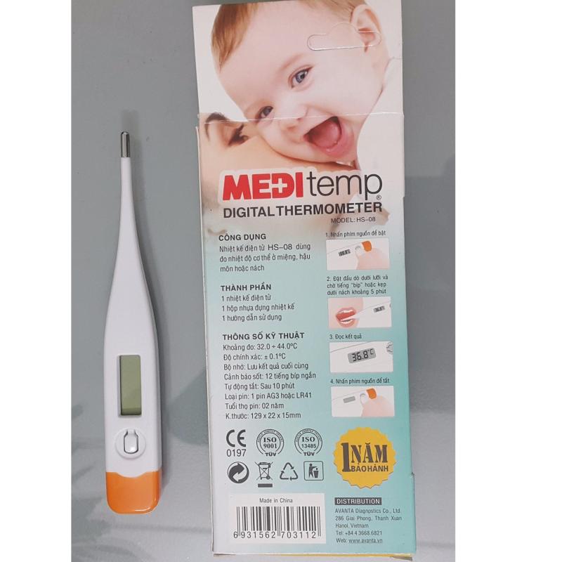 Combo nhiệt kế điện tử MediTemp HS-08 bán chạy