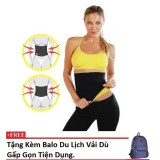 Đai nịt bụng sinh nhiệt giảm mỡ bụng rainstore size l + tặng balo du lịch gấp gọn