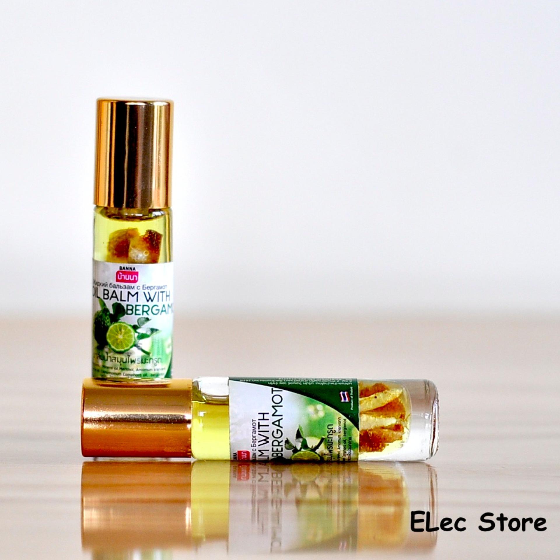 Dầu gió thảo mộc Thái Lan Cam Bergamot