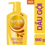 Dầu gội Sunsilk Mềm mượt diệu kì chai 900g Vàng