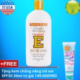 Fruit of the earth - sữa dưỡng thể vitamin e 473ml + tặng kem chống nắng trẻ em spf50 30ml
