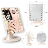 Gương trang điểm để bàn có đèn Led