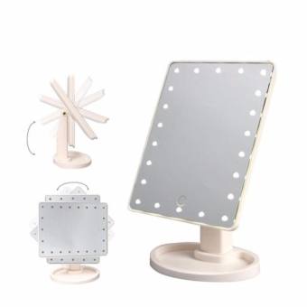 Gương trang điểm để bàn có đèn LED sang trọng