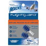 Hộp 1 đôi nút bảo vệ tai chống ù tai khi giảm áp suất trên máy bay - Flightguard® Airplane Pressure - Mack's (USA)