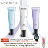 Hộp 3 Kem Che Khuyết Điểm Maycreate Maycreate kem lót - BB cream - CC cream + Tặng tuýp kem dưỡng da tay hương thơm thiên nhiên ( Đơn hàng  mỹ phẩm trên 300k tặng thêm 1 đồng hồ thể thao như quảng cáo )(OEM)