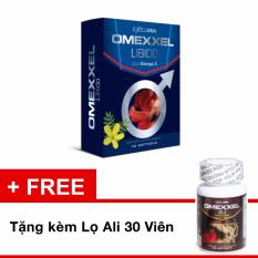 Hộp 30 viên uống tăng cường sinh lý nam giới Omexxel + Tặng 1 lọ 30 viên Omexxel Ali trị giá 559.000đ