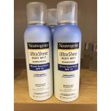 Kem chống nắng dạng xịt Neutrogena Ultra Sheer Body Mist Sunscreen Broad Spectrum SPF 70