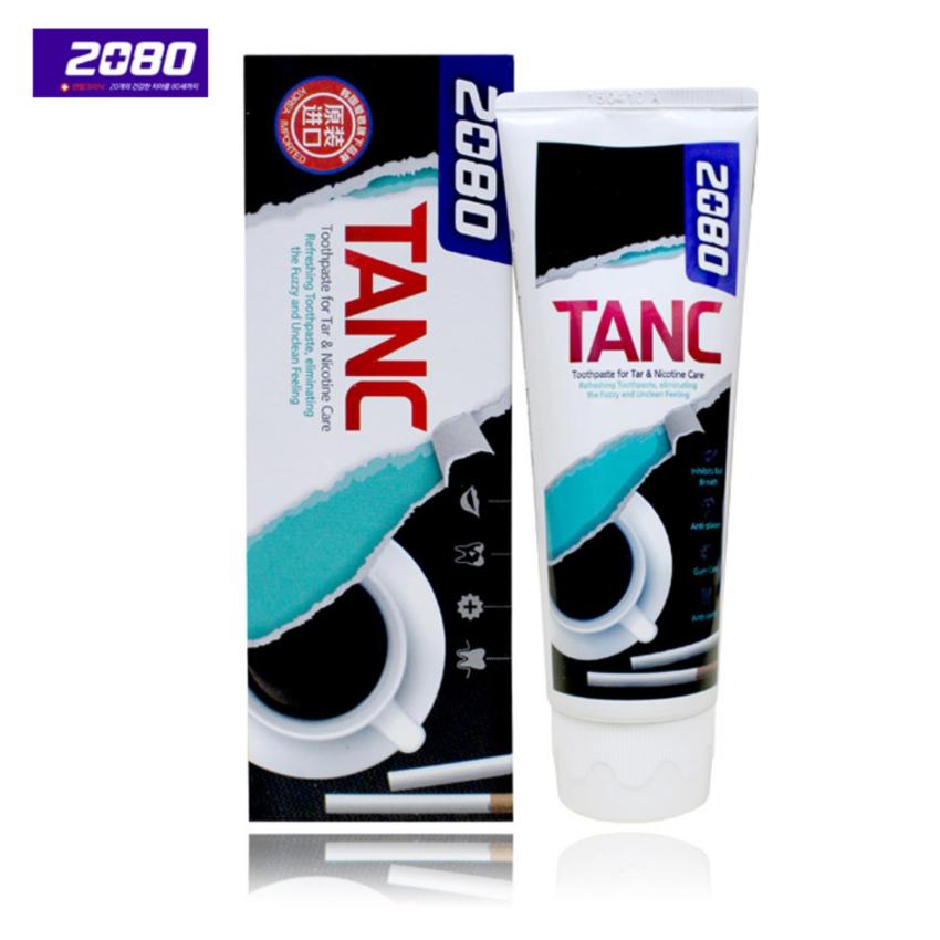 Hình ảnh Kem đánh răng cho người hút thuốc và uống coffee 2080 Tanc Hàn Quốc 100g - Hàng Chính Hãng