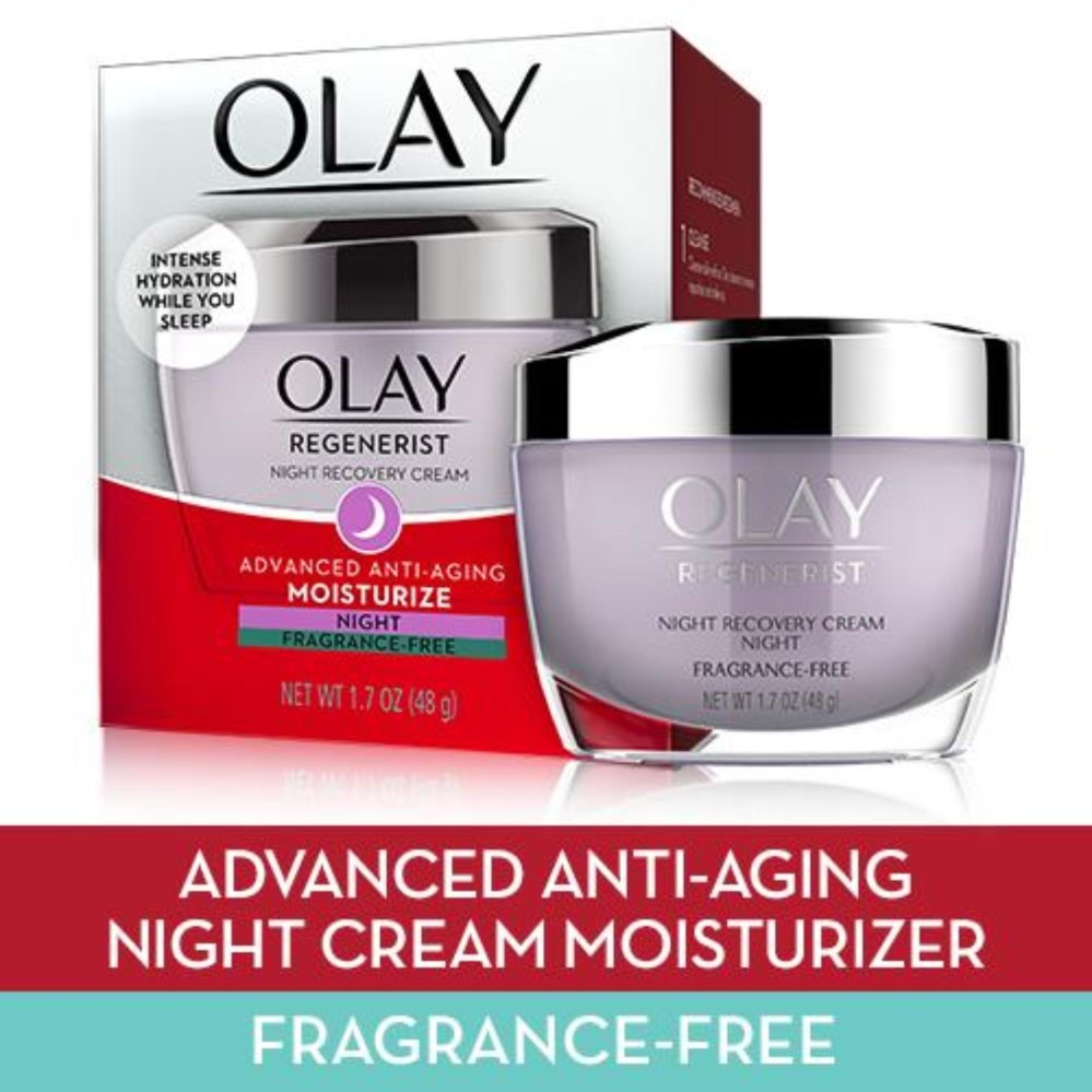 Kem dưỡng ban đêm tái tạo làn da - chống lão hóa OLAY Regenerist Night Recovery Cream Advanced Anti-aging Moisturize Night 48g