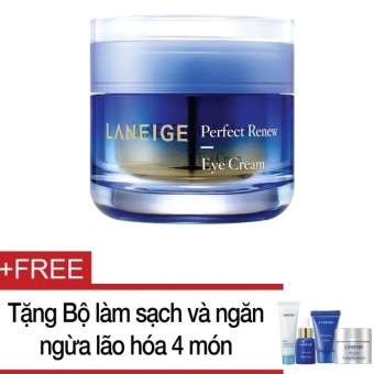 Kem dưỡng ngăn ngừa lão hóa vùng mắt Laneige Perfect Renew Eye Cream 20ml + Tặng bộ làm sạch và...