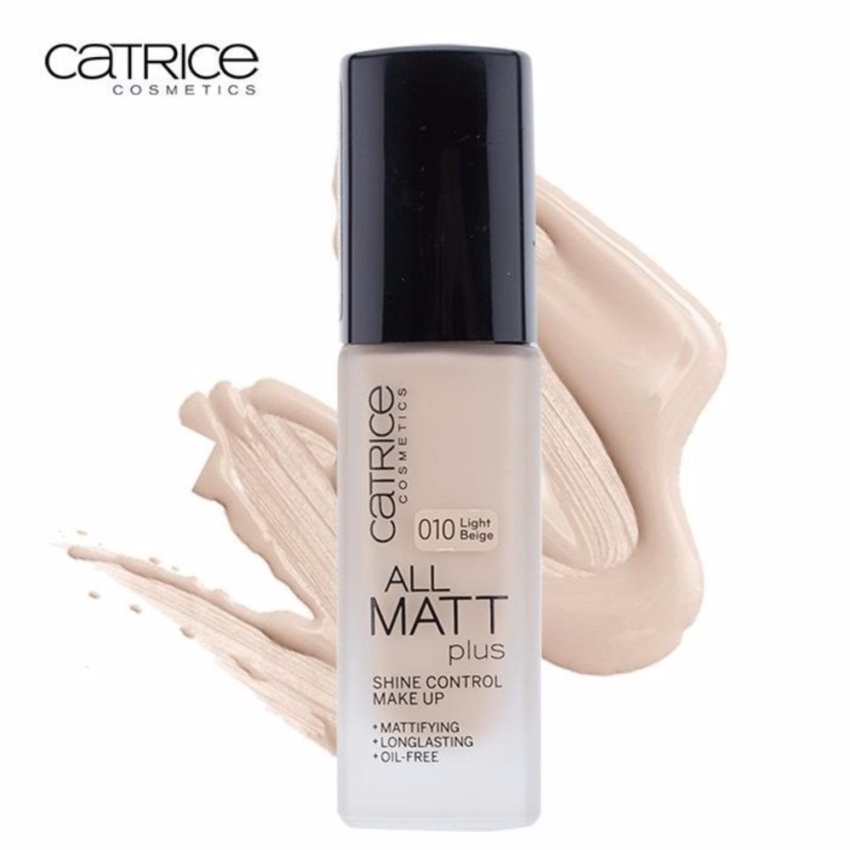 Kem nền kiểm soát dầu hiệu qủa catrice all matt plus 30ml #010 light beige