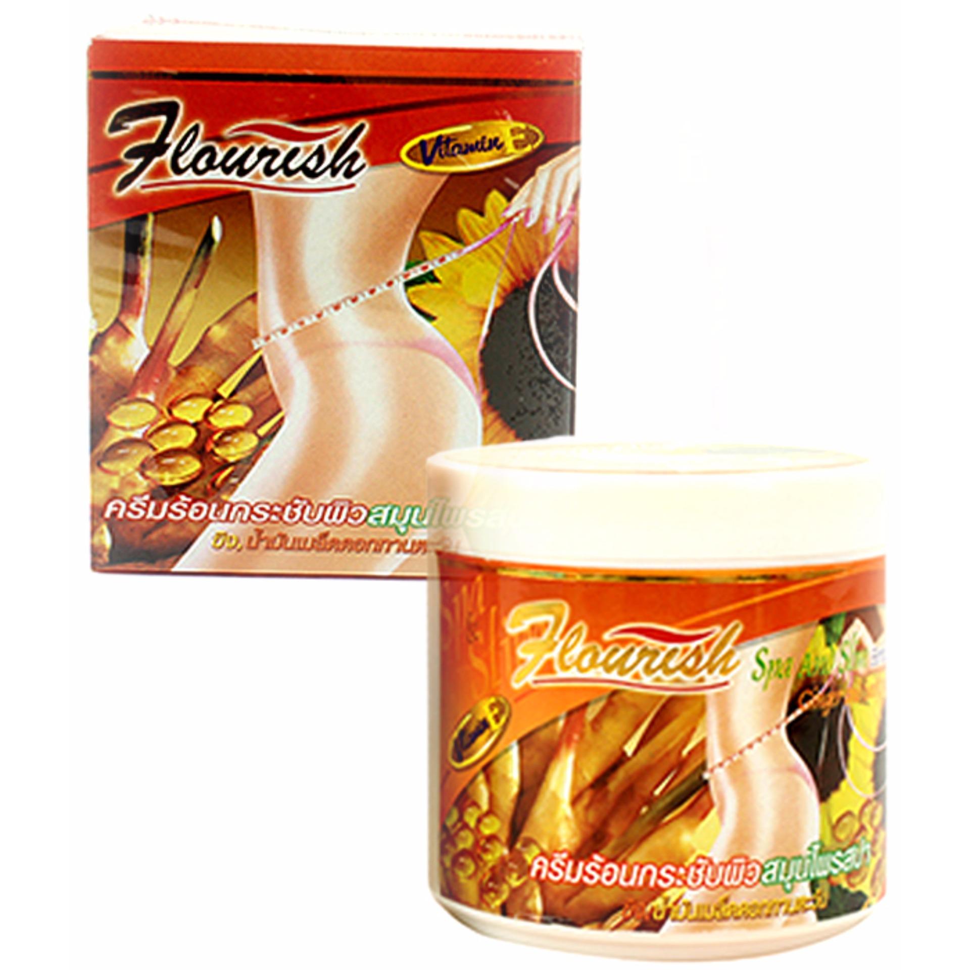 Kem tan mỡ bụng gừng Flourish 500ml Thái Lan