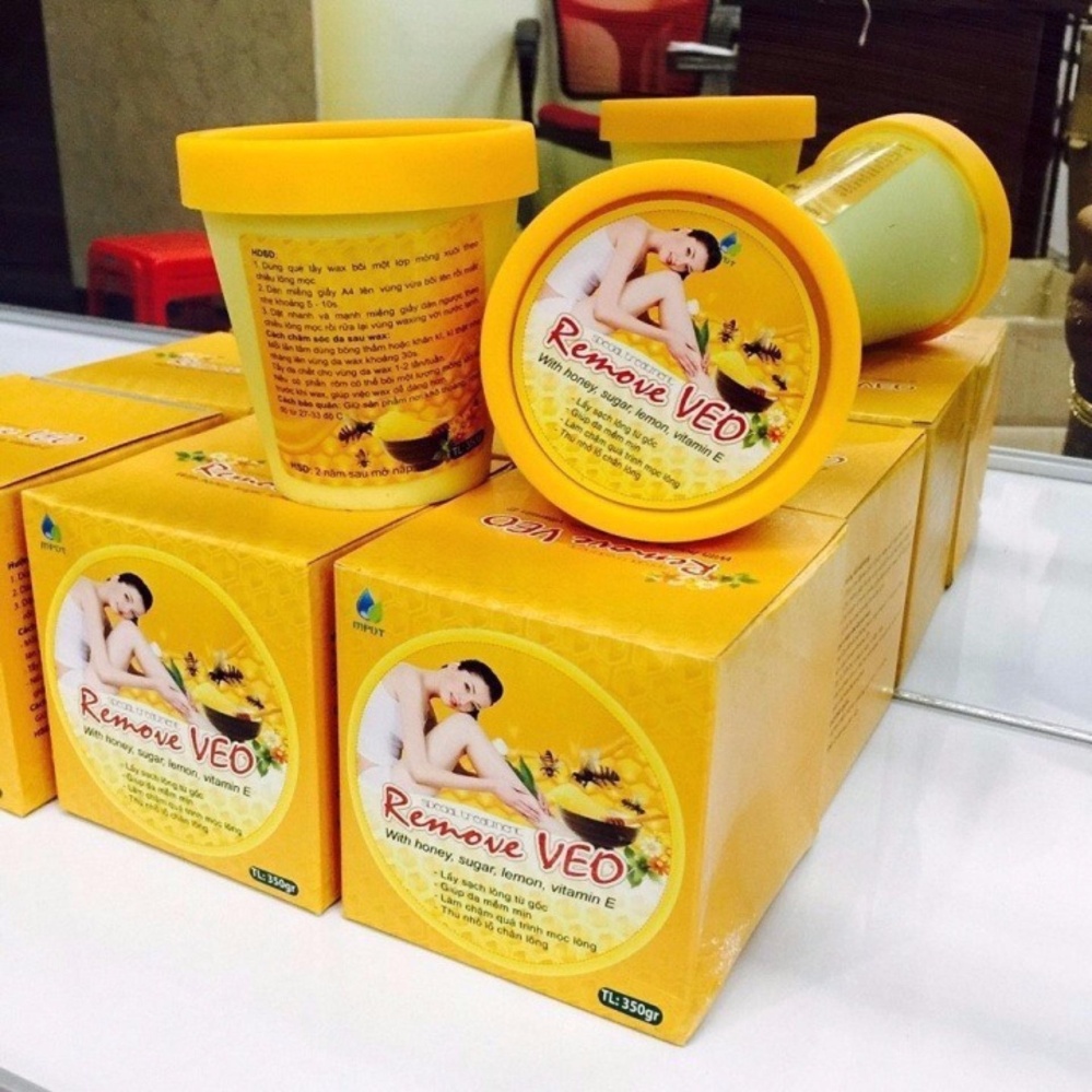 Kem tẩy lông - veo honey wax - tẩy lông triệt để