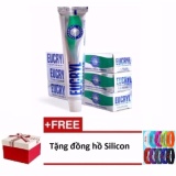 Kem trắng răng và sạch vết ố vàng răng miệng eucryl toothpaste 50ml + tặng 1 đồng hồ led silicon