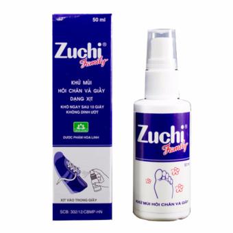 Khử mùi hôi chân và giày Zuchi Family 50ml  