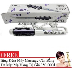 Lược điện tạo kiểu tóc Sokany CI-003C +Tặng Máy mát-xa cân bằng da mặt