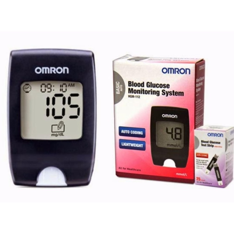 Nơi bán Máy đo đường huyết Omron HGM-112 mg/dL