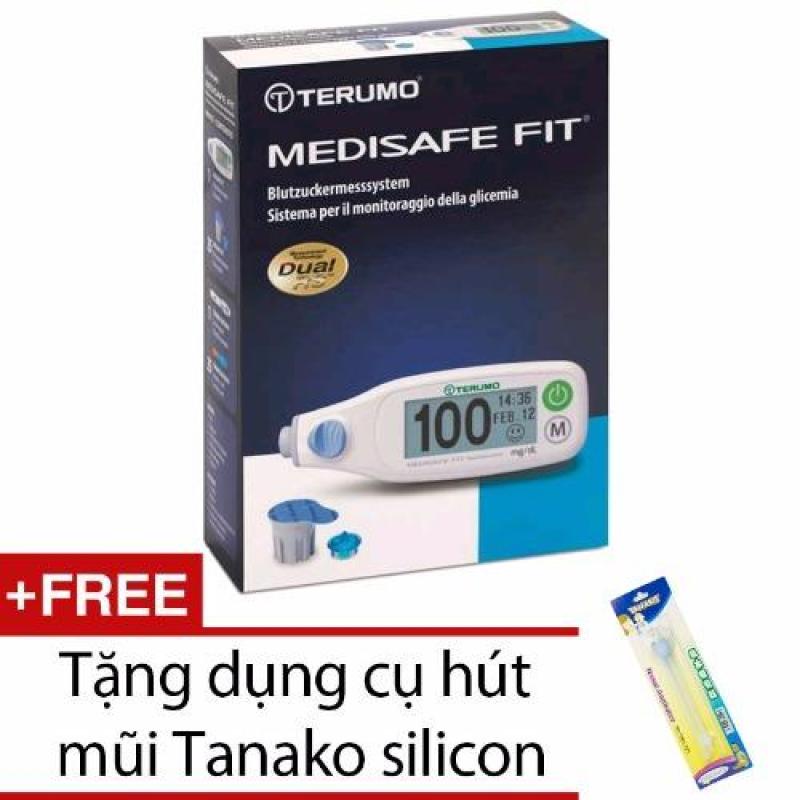 Nơi bán Máy đo đường huyết Terumo Medisafe Fit (Trắng) + Tặng dụng cụ hút mũi Tanako silicon